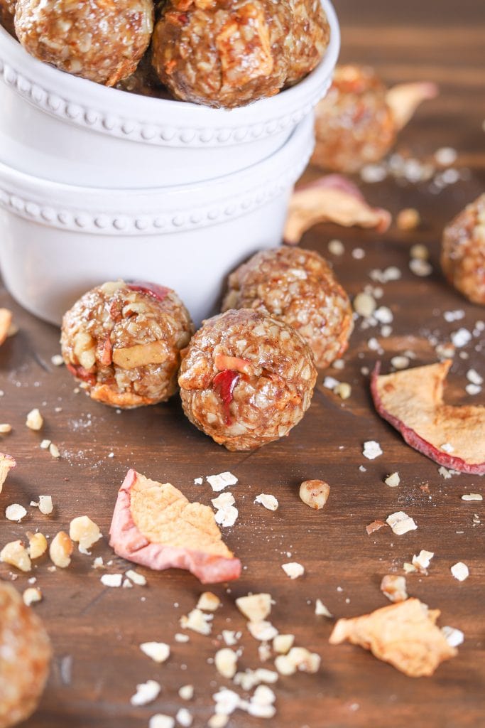 Apple Pie Granola Bites A Kitchen Addiction