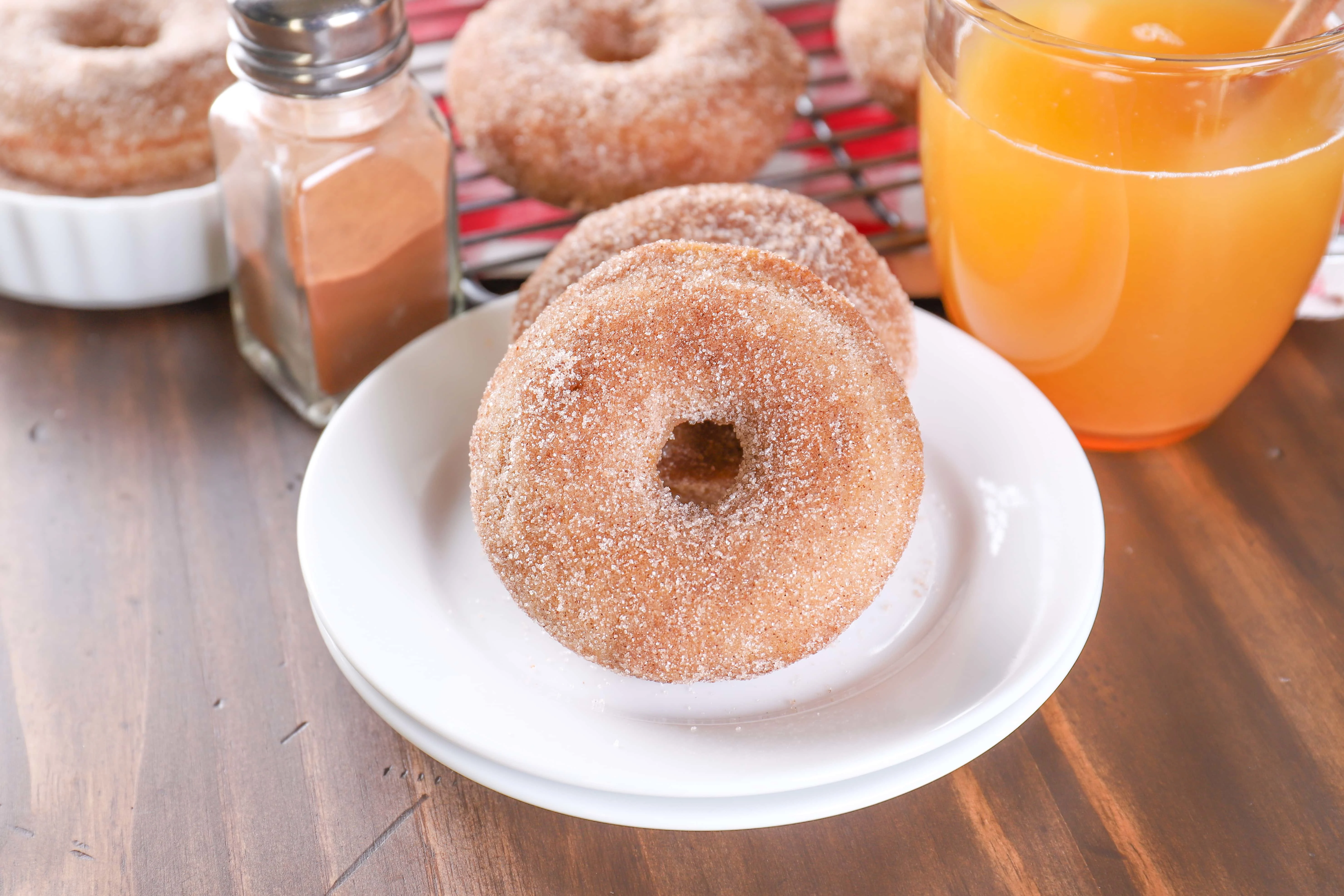 Baked Cardamom Apple Cider Donuts Recipe