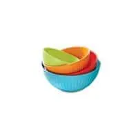 Nordic Ware 4-Piece Prep N Serve Mixing Bowl Set, 2/3.5/5/7-Quart