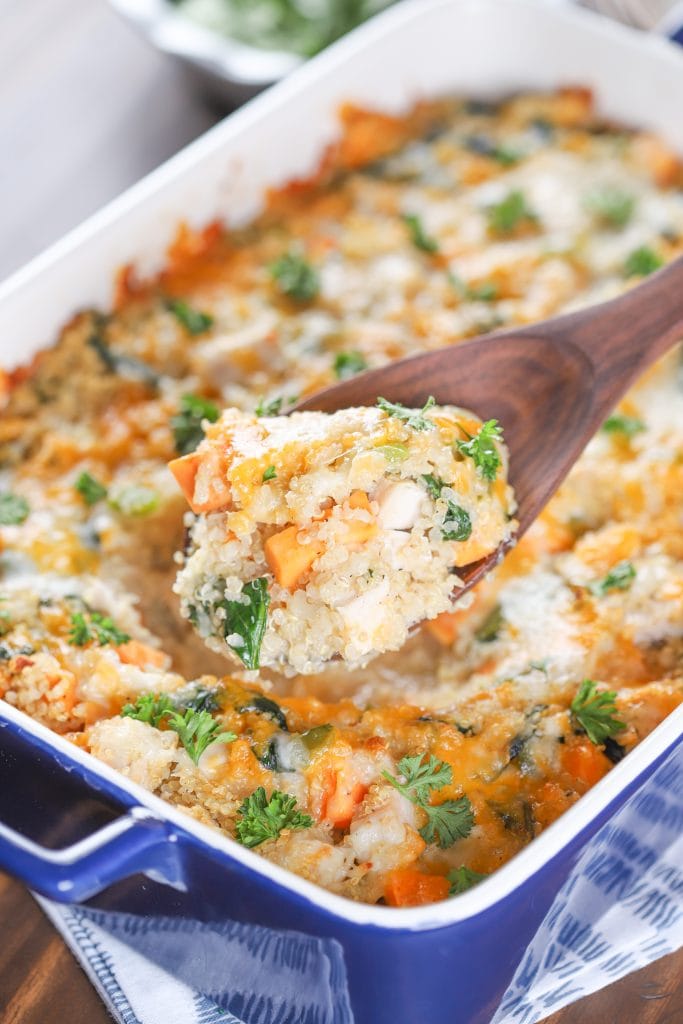Turkey Sweet Potato Quinoa Bake A Kitchen Addiction