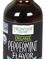 Frontier Peppermint Flavor Certified Organic, 2 Ounce Bottle