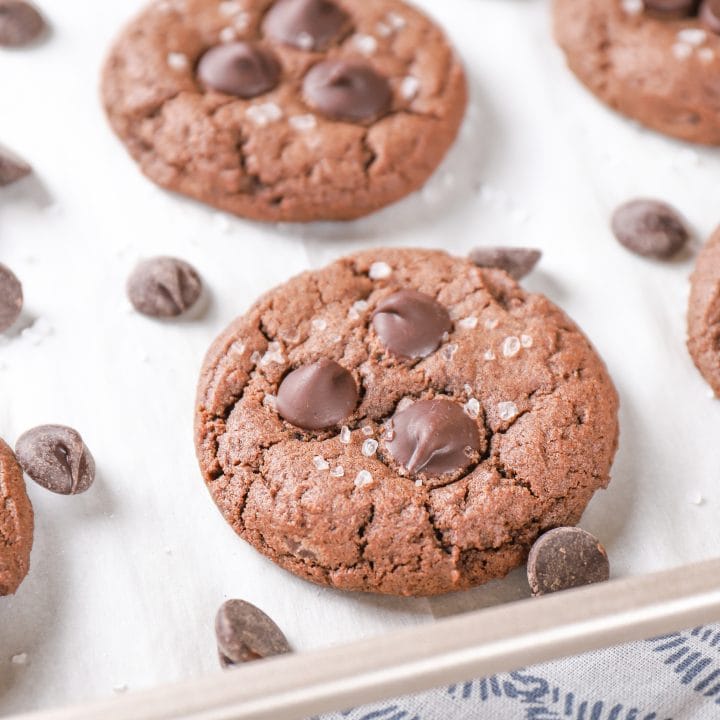 Salted Dark Chocolate Cookies Recipe