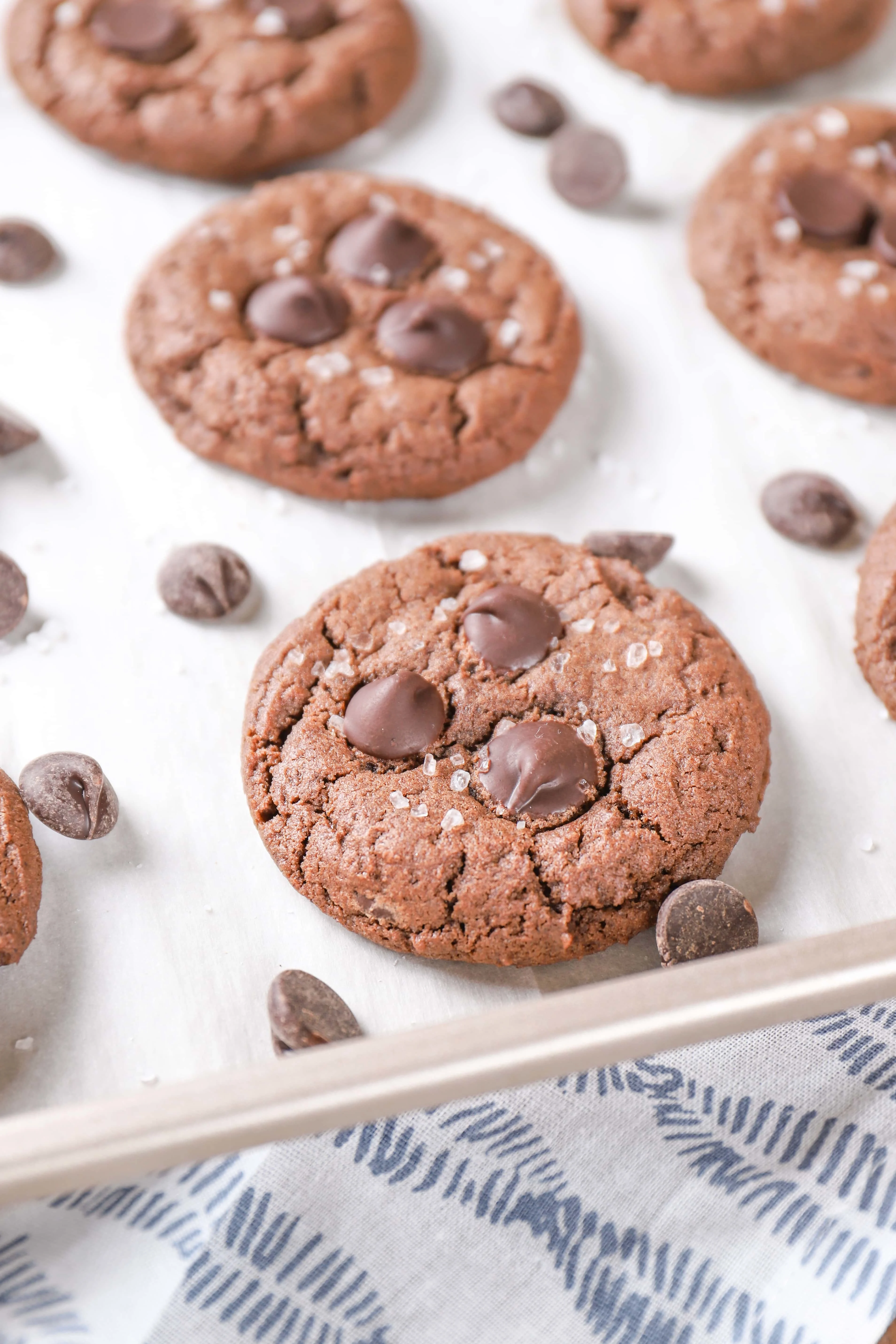 Salted Dark Chocolate Cookies Recipe