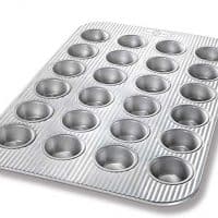 USA Pan Bakeware Mini Cupcake and Muffin Pan, 24 Well, Nonstick