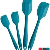 StarPack Premium Silicone Spatula Set(2 Small, 2 Large) Heat Resistant to 600 degrees F