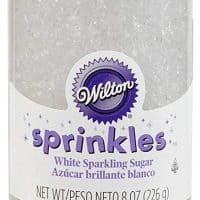 Wilton White Sparkling Sugar, 8 oz.