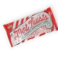 Atkinson's Mint Twists Crushed Peppermint Candy for Baking(1 Bag 8 oz)