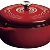 Lodge 6 Quart Enameled Cast Iron Dutch Oven