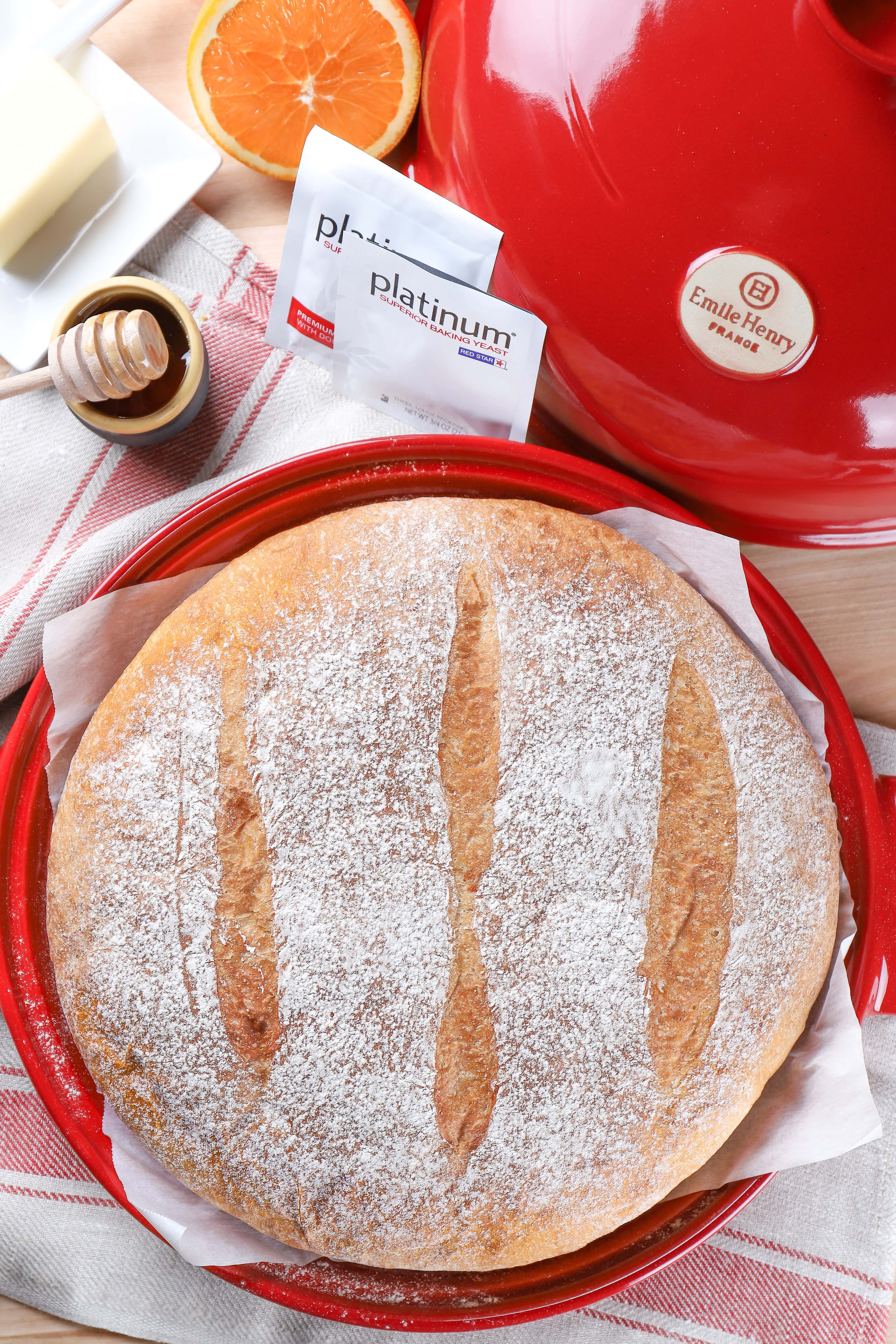 Fall Baking Recipe: Rustic White Bread from a Bread Cloche