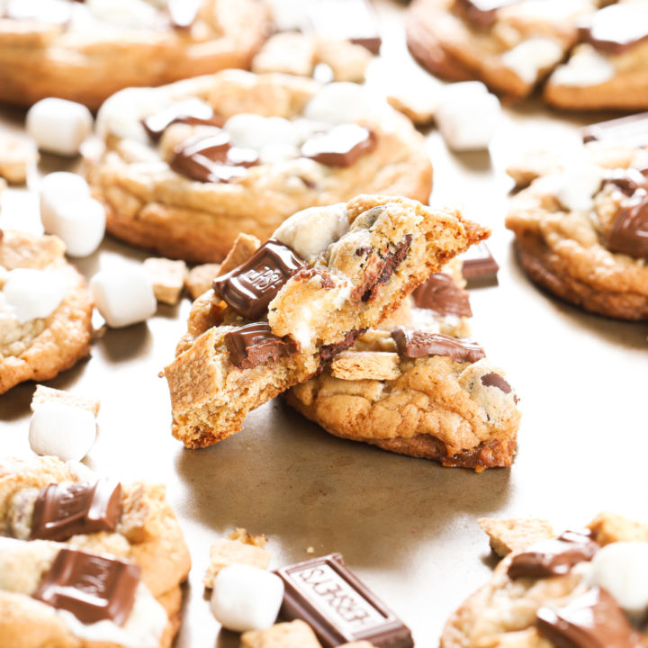Bakery Style S'mores Cookies